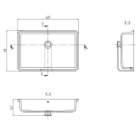 Roca A32772500C Sofia 檯底洗手盆
